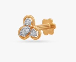 Trinity Sparkle Nose Pin